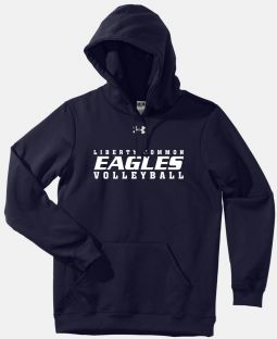 Women's Under Armour Fleece Hooded Sweatshirt, Navy